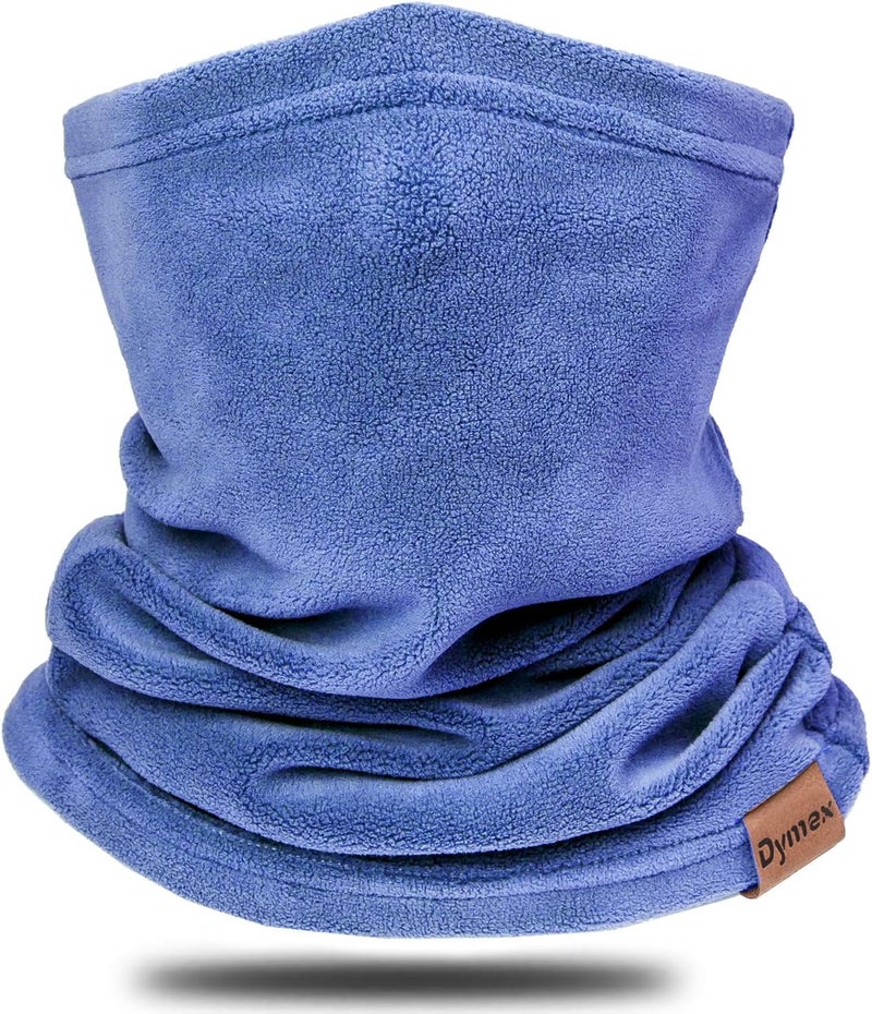 Dymex Winter Neck Warmer Gaiter Fleece Neck Cover Cotton Balaclava Windproof Face Cover Mask for Women Men - Image 1